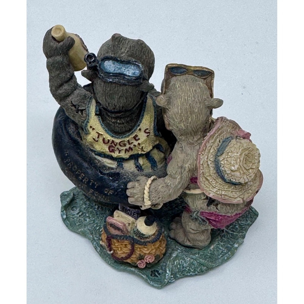Boyds Bears Hippolita & Hugo D. Nile Noah's Ark Series 3 #2436 Bearstone Figurin - Picture 9 of 13